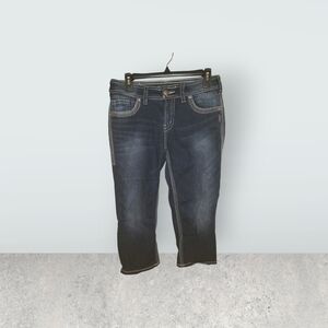 Womans silver jeans size 29